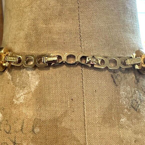 CHRISTIAN DIOR Necklace Seashell Shell Starfish Seahorse Chunky Gold Tone - Picture 11 of 15